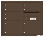 Florence 4C Mailboxes 4C07D-05 Antique Bronze