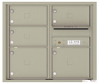 Florence 4C Mailboxes 4C07D-05 Postal Grey