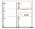 Florence 4C Mailboxes 4C07D-05 White