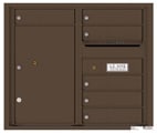 Florence 4C Mailboxes 4C07D-06 Antique Bronze