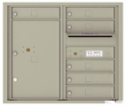 Florence 4C Mailboxes 4C07D-06 Postal Grey