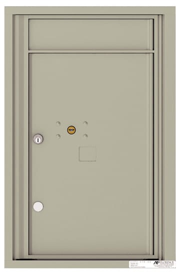 Florence Recessed 4C Horizontal Mailbox – 1 Parcel Locker – Front Loading – 7 Doors High – USPS Access Product Image