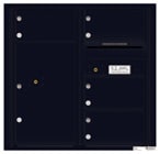 Florence 4C Mailboxes 4C08D-04 Black