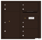 Florence 4C Mailboxes 4C08D-04 Dark Bronze