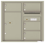 Florence 4C Mailboxes 4C08D-04 Postal Grey