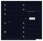 Florence 4C Mailboxes 4C08D-09 Black