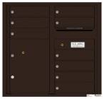 Florence 4C Mailboxes 4C08D-09 Dark Bronze