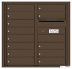 Florence 4C Mailboxes 4C08D-13 Antique Bronze