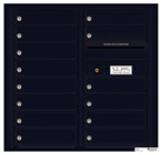 Florence 4C Mailboxes 4C08D-14 Black