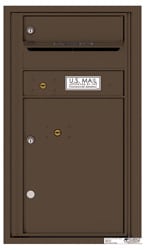 Florence 4C Mailboxes 4C08S-01 Antique Bronze