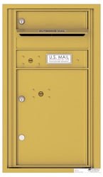 Florence 4C Mailboxes 4C08S-01 Gold Speck