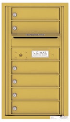 Florence 4C Mailboxes 4C08S-06 Gold Speck