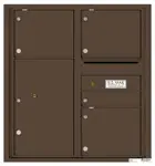 Florence 4C Mailboxes 4C09D-04 Antique Bronze