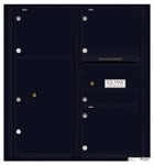 Florence 4C Mailboxes 4C09D-04 Black