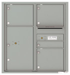 Florence 4C Mailboxes 4C09D-04 Silver Speck