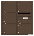 Florence 4C Mailboxes 4C09D-06 Antique Bronze