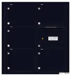 Florence 4C Mailboxes 4C09D-06 Black