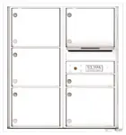Florence 4C Mailboxes 4C09D-06 White