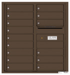 Florence 4C Mailboxes 4C09D-15 Antique Bronze