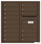 Florence 4C Mailboxes 4C09D-15 Antique Bronze