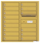 Florence 4C Mailboxes 4C09D-15 Gold Speck