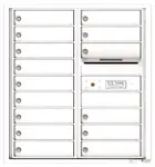 Florence 4C Mailboxes 4C09D-15 White