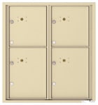 Florence 4C Mailboxes 4C09D-4P Sandstone