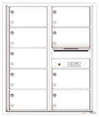 Florence 4C Mailboxes 4C10D-09 White