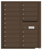 Florence 4C Mailboxes 4C10D-18 Antique Bronze