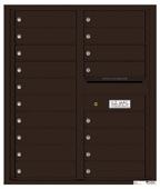 Florence 4C Mailboxes 4C10D-18 Dark Bronze