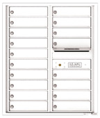 Florence 4C Mailboxes 4C10D-18 White