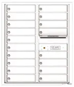 Florence 4C Mailboxes 4C10D-18 White