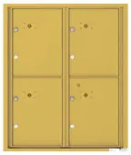 Florence 4C Mailboxes 4C10D-4P Gold Speck
