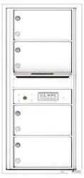 Florence 4C Mailboxes 4C10S-04 White