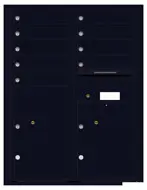 Florence 4C Mailboxes 4C11D-09 Black