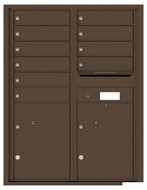 Florence 4C Mailboxes 4C11D-10 Antique Bronze