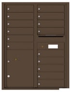 Florence 4C Mailboxes 4C11D-15 Antique Bronze