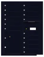 Florence 4C Mailboxes 4C11D-15 Black