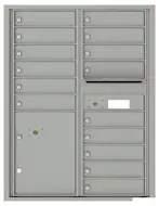 Florence 4C Mailboxes 4C11D-15 Silver Speck