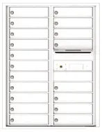 Florence 4C Mailboxes 4C11D-19 White