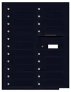 Florence 4C Mailboxes 4C11D-20 Black
