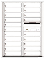 Florence 4C Mailboxes 4C11D-20 White