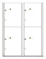 Florence 4C Mailboxes 4C11D-4P White