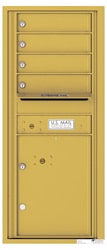 Florence 4C Mailboxes 4C11S-04 Gold Speck