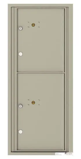 Florence Recessed 4C Horizontal Mailbox – 2 Parcel Lockers – Front Loading – 11 Doors High – USPS Access Product Image