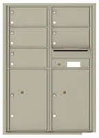 Florence 4C Mailboxes 4C12D-05 Postal Grey
