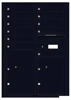Florence 4C Mailboxes 4C12D-11 Black