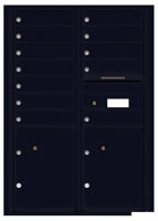 Florence 4C Mailboxes 4C12D-12 Black