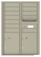 Florence 4C Mailboxes 4C12D-12 Postal Grey