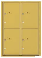 Florence 4C Mailboxes 4C12D-4P Gold Speck